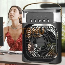 Портативный кондиционер Arctic Air Cooler Fan ICE работает от сети 500 мл, Черный