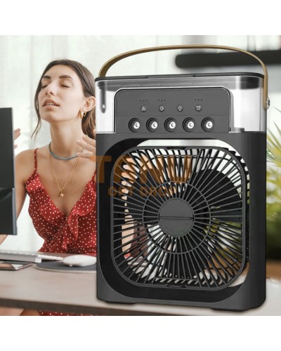 Портативный кондиционер Arctic Air Cooler Fan ICE работает от сети 500 мл, Черный