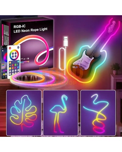 Гибкая светодиодная лента LED SFK-11 APP Bluetooth USB 5 метров
