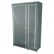 Портативный  шкаф-органайзер Wardrobe 2 секции, серый