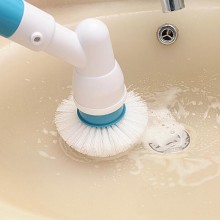 Электрическая аккумуляторная щетка Spin Scrubber с насадками 3шт