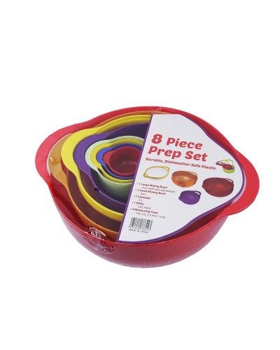 Кухонный набор  8 Piece prep set (Радуга 8 предметов)