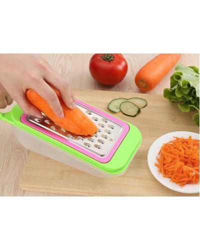 Терка с контейнером Grater set, с 4 насадками