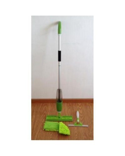 Швабра с распылителем с насадкой для мытья окон и пола Healthy Spray Mop + дополнительная насадка-подушечка