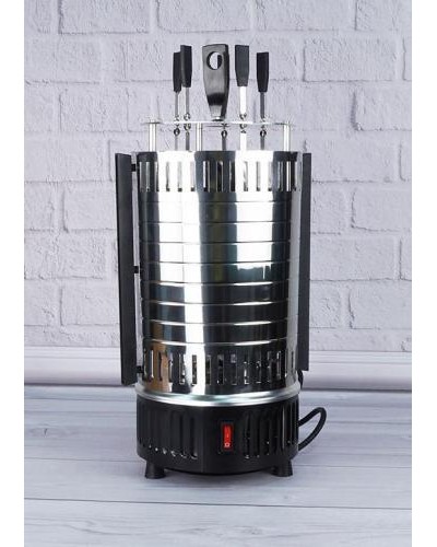 Электрическая кухонная шашлычница Electric Mug на 5 шампуров 1000Вт
