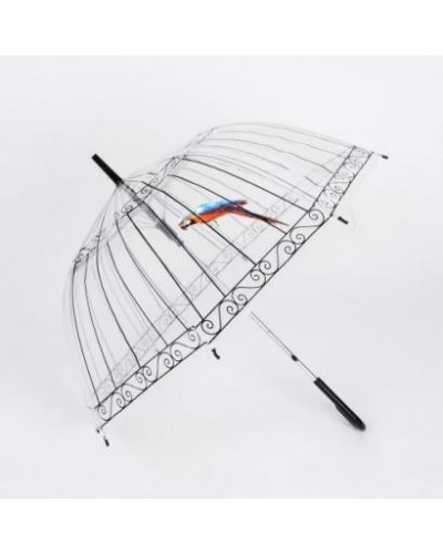 Прозрачный купольный зонт Supretto, с оригинальным дизайном