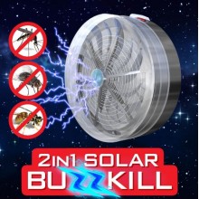 Прибор для уничтожения насекомых SOLAR BUZZ KILL,  на аккумуляторной солнечной энергии