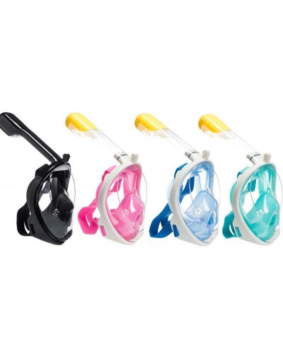 Маска для снорклинга Easybreath, розовый L/XL