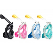 Маска для снорклинга Easybreath, голубой L/XL
