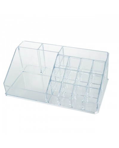 Органайзер-стойка для косметики Cosmetic Storage, 22*12*8 см, прозрачный