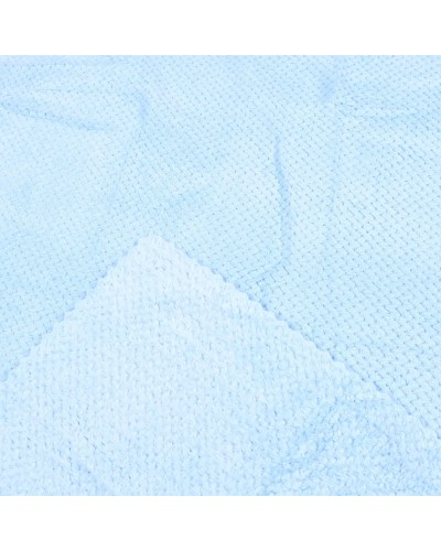 Комплект полотенец Supretto Коралловый бархат 6 шт., голубой
