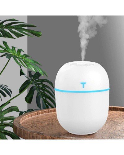 Ультразвуковой мини увлажнитель воздуха MVA USB Humidifier White с подсветкой. Здоровый воздух — здоровая жизнь