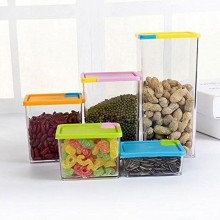 Набор контейнеров для сыпучих продуктов Stackable and space-Savvy 6 шт. Порядок на кухне – легко, удобно, красиво.