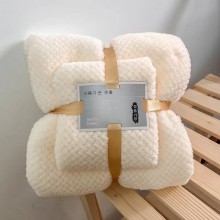 Комплект полотенец Supretto Коралловый бархат 6 шт., молочний