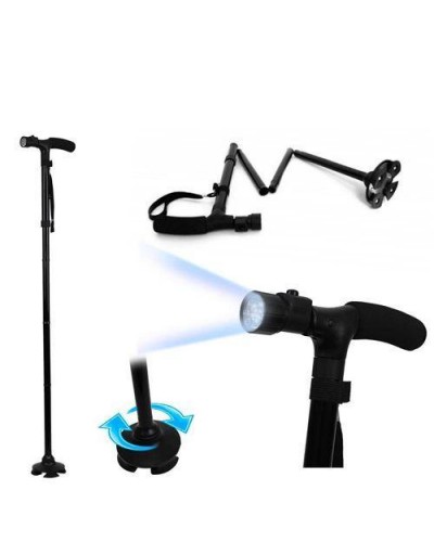 Трость телескопическая с подсветкой Magic Cane. Шагайте уверенно — свет и комфорт всегда с вами