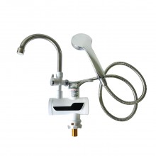 Кран-водонагреватель с насадкой для душа, instant hearting electric faucet 3 кВт, проточный водонагреватель с LCD дисплеем 