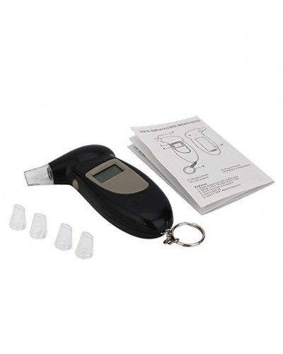 Алкометр, Digital Breath Alcohol Tester, с мундштуками, персональный алкотестер