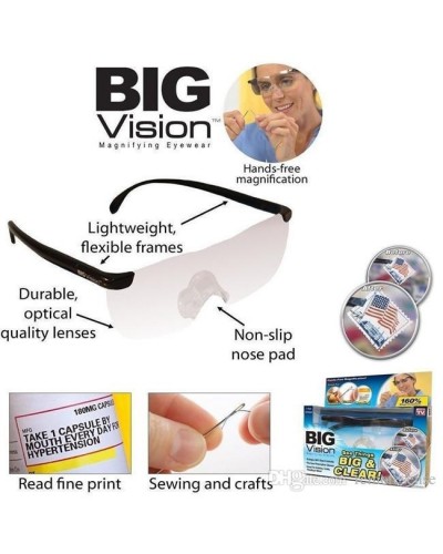 Увеличительные очки-лупа BIG VISION 160% для рукоделия