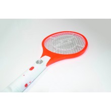 Электромухобойка с фонариком уничтожитель мух СТ Ракетка (Красная)