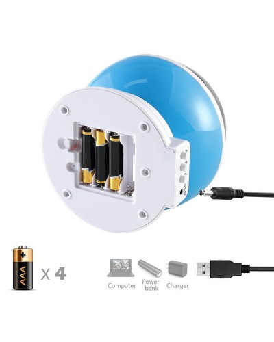 Вращающийся проектор звездного неба Star Master СТ Dream Rotating, Синий 2,5W