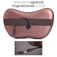 Автомобильная массажная подушка с прогревом и роликами Магия СТ CHM-8028