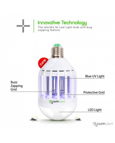 Уничтожитель насекомых, инсектицидная лампа ловушка 9W СТ Zapp Light