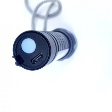 Компактный мощный аккумуляторный LED фонарик BL с USB зарядкой