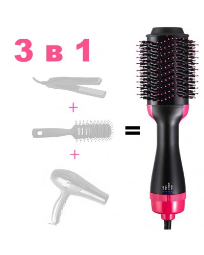 Фен щетка для укладки волос 1000W  Hair Dryer