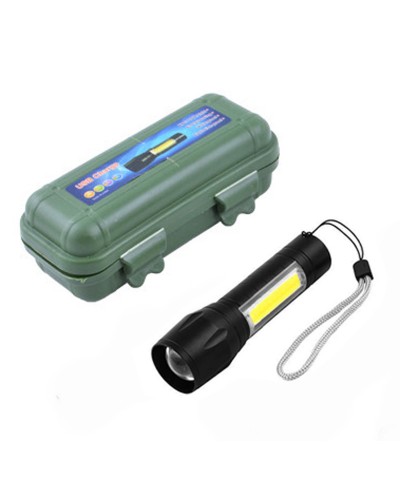 Компактный мощный аккумуляторный LED фонарик BL с USB зарядкой