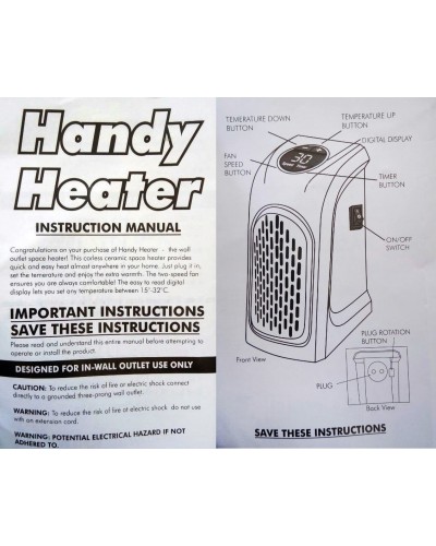 Портативный мини-обогреватель  Handy Heater (Хенди Хитер)