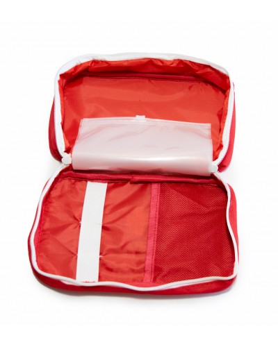 Домашняя аптечка-органайзер для хранения лекарств и таблеток СТ First Aid Pouch Large Красный