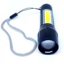 Компактный мощный аккумуляторный LED фонарик BL с USB зарядкой