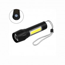 Компактный мощный аккумуляторный LED фонарик BL с USB зарядкой