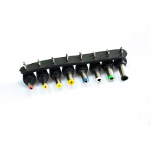 Универсальный блок питания с регулировкой напряжения СТ Solma 12 v , адаптер зарядки (8 насадок)
