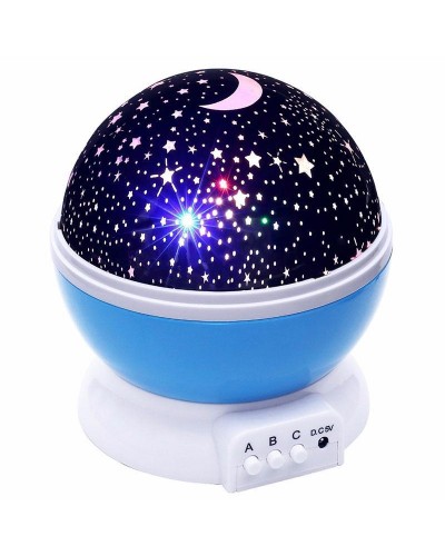 Вращающийся проектор звездного неба Star Master СТ Dream Rotating, Синий 2,5W