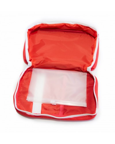 Домашняя аптечка-органайзер для хранения лекарств и таблеток СТ First Aid Pouch Large Красный