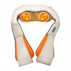 Роликовый массажер для шеи, спины, головы с подогревом, СТ Massager of Neck Kneading 101-6 24W