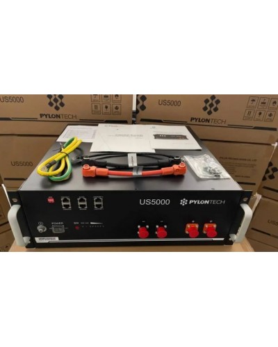 Аккумуляторный блок,  литий железо-фосфатный аккумулятор LiFePo4 PYLONTECH US5000 (5 КВТ*Ч / 48 В)