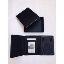 Кошелек бумажник-Power Bank мужской, DMV с функцией подзарядки смартфона 4000 mAh