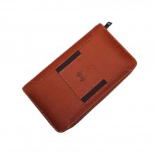 Кошелек, бумажник-Power Bank DMV с функцией беспроводной зарядки смартфона 4000 mAh Коричневый, отлично подойдет для подарка